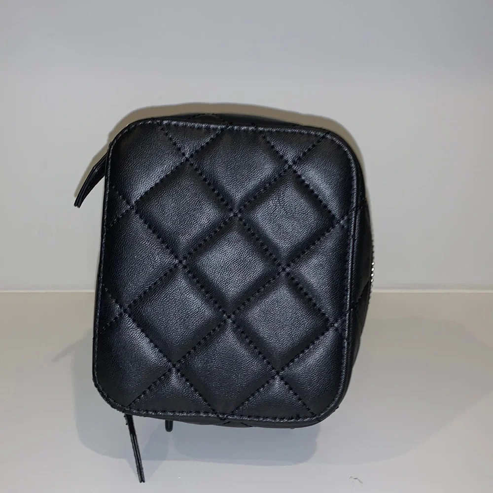 Trish McEvoy Black Quilted Planner Makeup Case